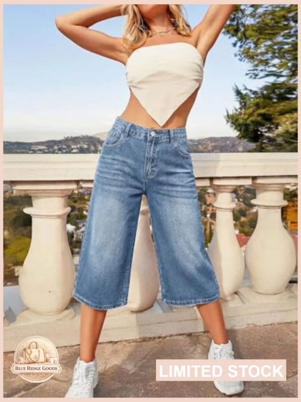 Baggy Y2K High Waisted Bermuda Denim Shorts Casual Summer Jorts